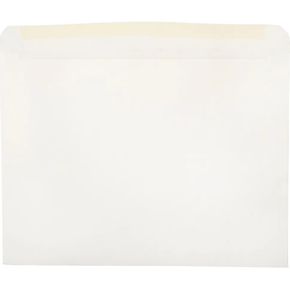 JAM Paper Window Envelope, 9" x 12", White, 100/Pack (0223932B)