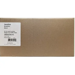 JavaOne Breakfast Blend Coffee Freshpack, Light Roast, 84/Carton (JTC30106CT)