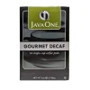 JavaOne Gourmet Decaf Coffee Freshpack, Light Roast, 84/Carton (JTC30216CT)