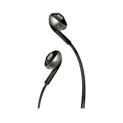 JBL TUNE 205 Stereo Earbud Headphones, Black (JBLT205BLKAM)