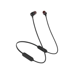JBL TUNE 125BT Wireless Bluetooth Stereo In-Ear Headphones, Black (JBLT125BTBLKAM)