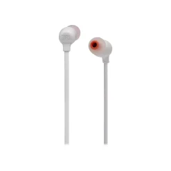JBL TUNE 125BT Wireless Bluetooth Stereo In-Ear Headphones, White (JBLT125BTWHTAM)