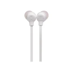 JBL TUNE 125BT Wireless Bluetooth Stereo In-Ear Headphones, White (JBLT125BTWHTAM)