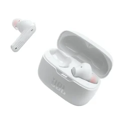 JBL TUNE 230NC TWS Wireless Active Noise Canceling Earbuds Headphones, Bluetooth, White (JBLT230NCTWSWAM)