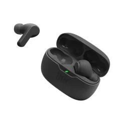 JBL Vibe Beam Wireless Earbud Headphones, Bluetooth, Black (JBLVBEAMBLKAM)