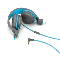 JBuddies Studio On-Ear Kids Headphone,Gray/Blue (JKSTUDIO-GRYBLU-BOX)