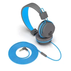JBuddies Studio On-Ear Kids Headphone,Gray/Blue (JKSTUDIO-GRYBLU-BOX)