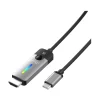 j5create 6' USB-C to HDMI 2.1 8K Cable, M/M, Space Gray/Black (JCC157)