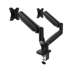 J5Create Adjustable Dual Monitor Arms, Up to 32", Black (JTSA102)