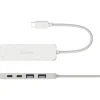 j5create Eco-Friendly 4-Port USB-C Hub, Pure White (JCH342EW)