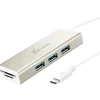 j5create 3-Port USB-C Hub, Silver (JCH347)