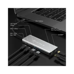 j5create 6-Port USB-C Hub, Space Gray (JCD403)