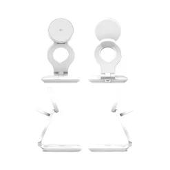 j5create Qi2 3-in-1 Magnetic Wireless Foldable Charging Station, White (JUPW3415)
