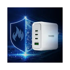 j5create USB-C Wall Charger for Multiple Brands, Pure White (JUP4370V)