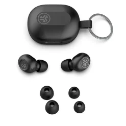 JLab JBuds Mini Wireless Noise Canceling Earbuds, Bluetooth, Black (EBJBMINIRBLK124)
