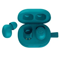 JLab JBuds Mini Wireless Noise Canceling Earbuds, Bluetooth, Aqua (EBJBMINIRAQUA124)