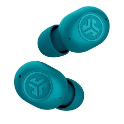 JLab JBuds Mini Wireless Noise Canceling Earbuds, Bluetooth, Aqua (EBJBMINIRAQUA124)