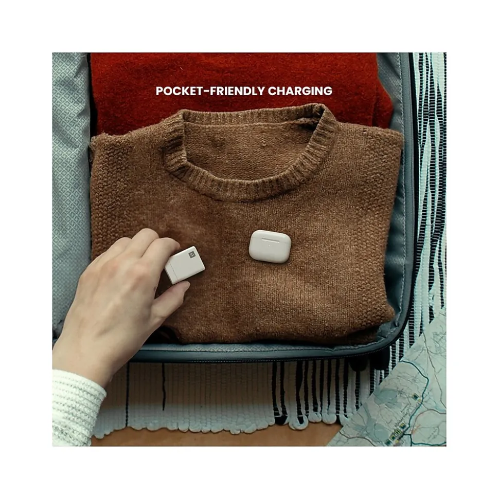 Journey USB Type-C Dual Wall Charger, White (JWCG265WH)