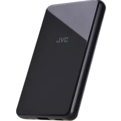JVC Qi Wireless Charger and Power Bank, 5-Watt, Black, (BHQPB50)