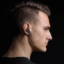 JVC RIPTIDZ True Wireless Earbuds with Charging Case, Bluetooth, Olive (HAA9TG)