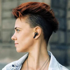 JVC RIPTIDZ True Wireless Earbuds with Charging Case, Bluetooth, Olive (HAA9TG)