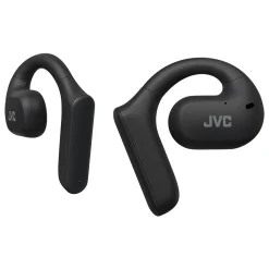 JVC True Wireless Active Noise-Canceling Nearphones with Charging Case, Bluetooth, Black (HANP35TB)