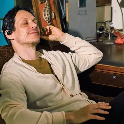 JVC True Wireless Active Noise-Canceling Nearphones with Charging Case, Bluetooth, Black (HANP35TB)