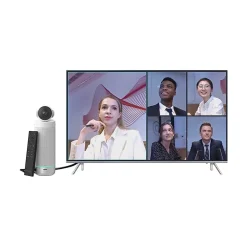 Kandao Meeting S HD 1080p Conferencing Webcam, 12 Megapixels, White/Silver (MT0623)