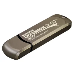 Kanguru Defender 3000 32GB USB 3.2 Flash Drive, Brown (KDF3000-32G)