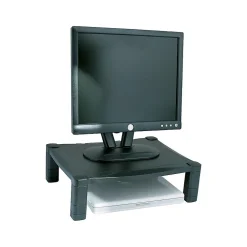Kantek Adjustable Monitor Stand, Black (MS400)