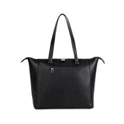 Karla Hanson Tanya Black Vegan Leather Tote Bag, Medium (21804BLACK)