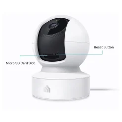 Kasa Smart Spot Pan Tilt Security Camera, White (KC411S)
