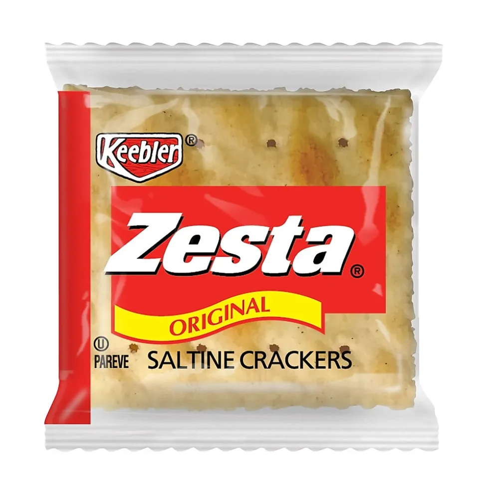 Keebler Zesta Plain Crackers, 500 Packs/Box (KEE01008)