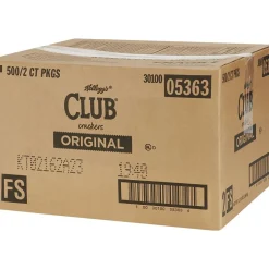 Kellogg's Club Original Crackers, 0.25 oz., 500 Packs/Box, 500/Pack ( 033451 )