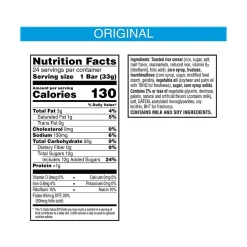 Kellogg's Rice Krispie Treats Homestyle Original Cereal Bar, 1.16 oz., 24 Bars/Box (KEE27140)