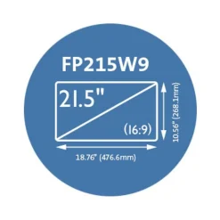 Kensington Anti-Glare Reversible Privacy Screen for 21.5