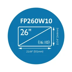 Kensington Anti-Glare Reversible Privacy Screen for 26