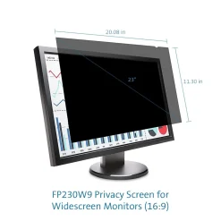Kensington Anti-Glare Reversible Privacy Screen for 23" Widescreen Monitor (16:9) (K55798WW)