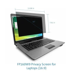 Kensington Anti-Glare Reversible Privacy Screen for 16" Widescreen Laptop, 16:9 (K52125WW)
