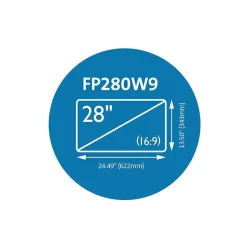 Kensington Anti-Glare Reversible Privacy Screen for 28