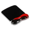 Kensington Duo Gel Mouse Pad/Wrist Rest Combo, Black/Red (62402)