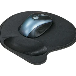 Kensington Ergonomic Wrist Pillow Gel Mouse Pad/Wrist Rest, Non-Skid Base, Black (L57822US)