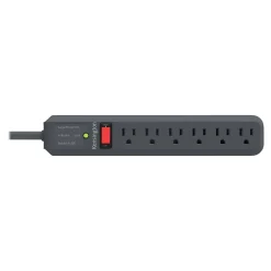 Kensington Guardian 6-Outlet Surge Protector, 15' Cord (K38215NA)