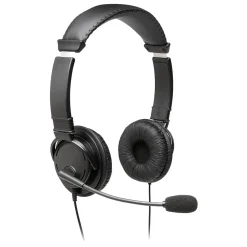 Kensington Hi-Fi Headphones With Mic Stereo Headset, Over-the-Head, Black (K97603WW)