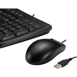 Kensington Pro Fit Keyboard and Optical Mouse Combo, Black (K70316US)