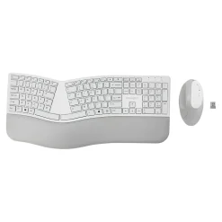 Kensington Pro Fit K75407US Wireless Ergonomic Keyboard and Mouse Combo, Gray