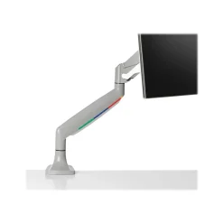 Kensington SmartFit One-Touch Dual Adjustable Monitor Arm, Up to 32" Monitor, Silver Gray (K55471WW)