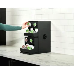 Keurig 4-Compartment Coffee Organizer, Black (5000380138)