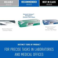 Kimtech Science Kimwipes Delicate Task Durable Fibers Cleaning Wipers, 16.6