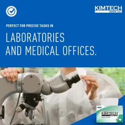 Kimtech SCIENCE KIMWIPES Delicate Task Durable Fibers Cleaning Wipers, 8.4